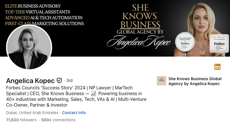 Angelica Kopec on LinkedIn